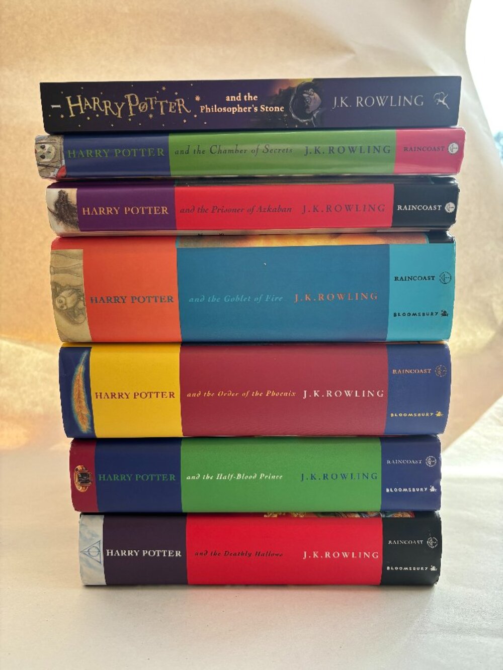 Harry Potter Novels Full Set 6/7 Hardcover + BONUS Fantastic Beasts AWTFT